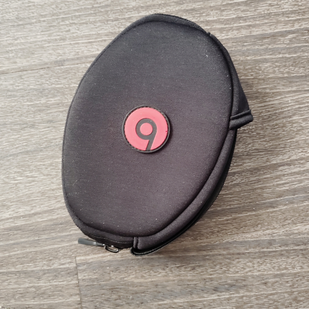 Beats by Dre Black Case with Pink Logo